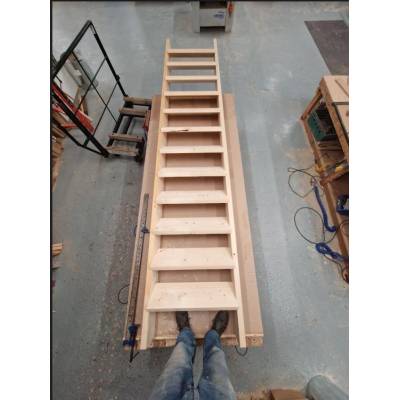 Stairs Steps Temporary Ladders Timber Building Site Access O...